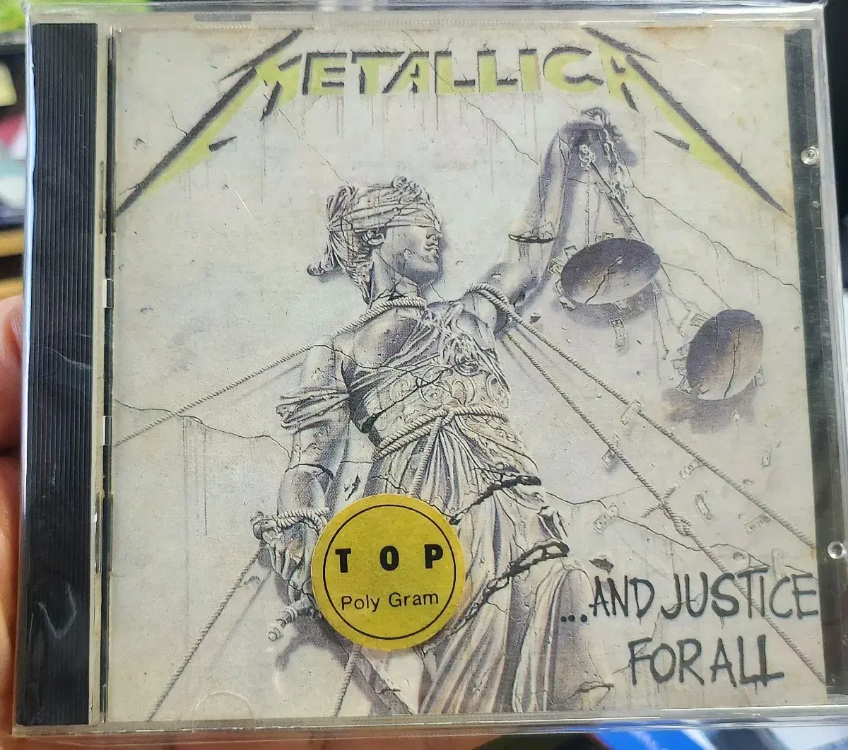 METSLLICA AND JUSTICE FOR ALL 국내반CD